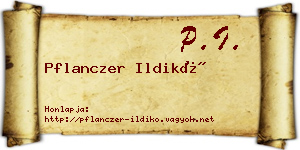 Pflanczer Ildikó névjegykártya